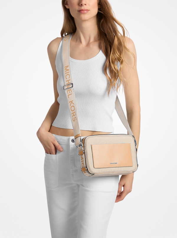 MICHAEL Michael Kors Maeve Large Canvas Crossbody Bag