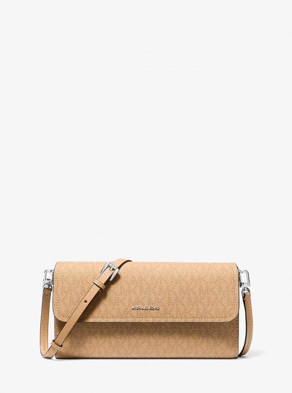 MICHAEL Michael Kors Jet Set Small Signature Logo Convertible Crossbody Bag
