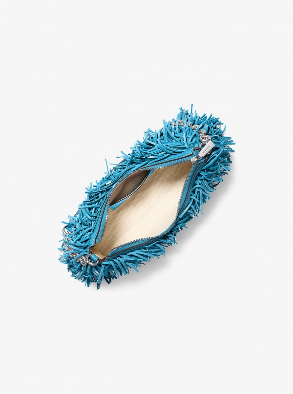 MICHAEL Michael Kors Nolita Medium Fringed Leather Pochette