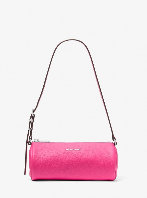 MICHAEL Michael Kors Izzy Small Pebbled Leather Barrel Pochette