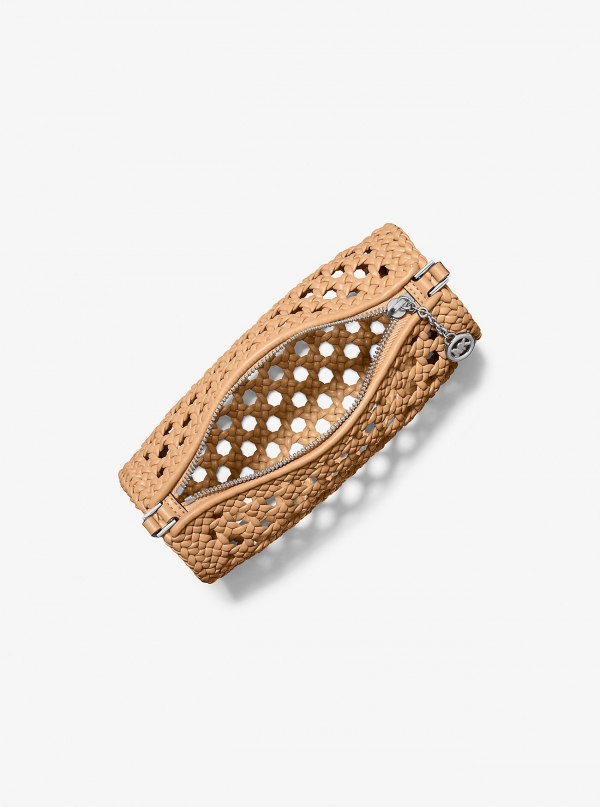 MICHAEL Michael Kors Izzy Small Crocheted Barrel Pochette