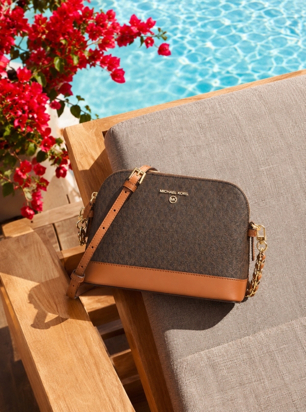 MICHAEL Michael Kors Large Logo Dome Crossbody Bag