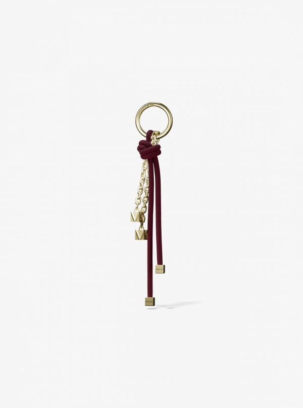 Gold-Tone and Cord Bag Charm
