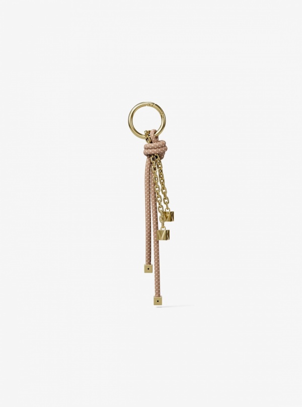 Michael Kors Gold-Tone and Speckled Cord Bag Charm