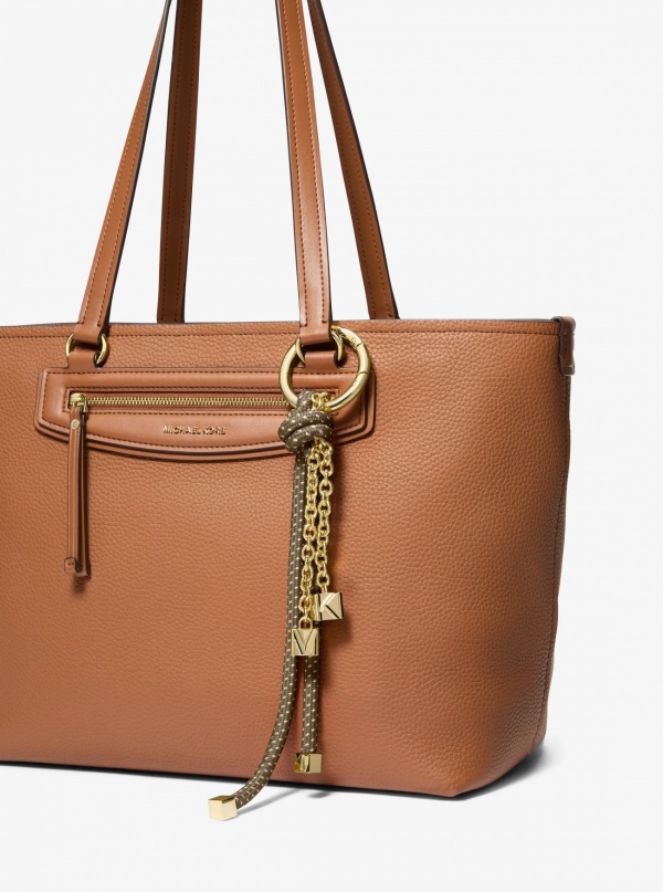 Michael Kors Gold-Tone and Speckled Cord Bag Charm