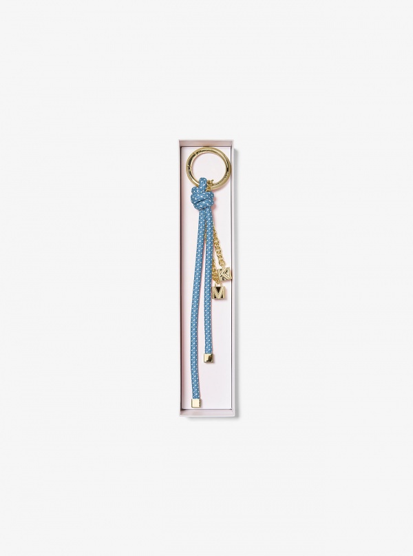 Michael Kors Gold-Tone and Speckled Cord Bag Charm