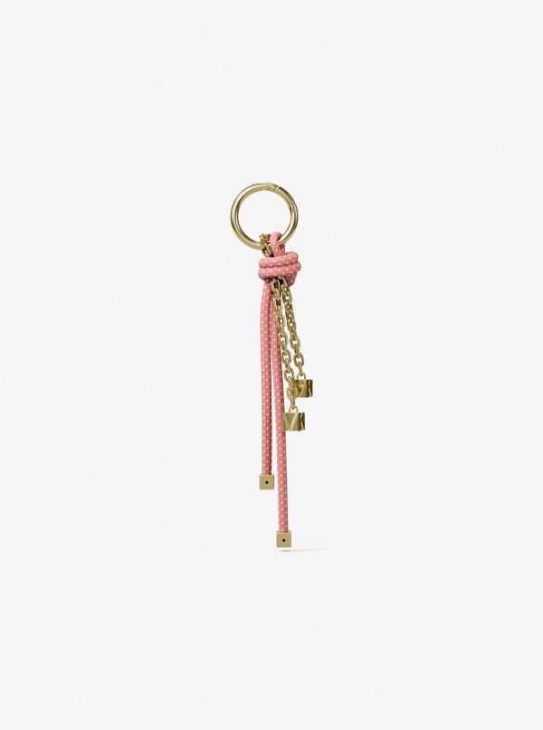 Michael Kors Gold-Tone and Speckled Cord Bag Charm