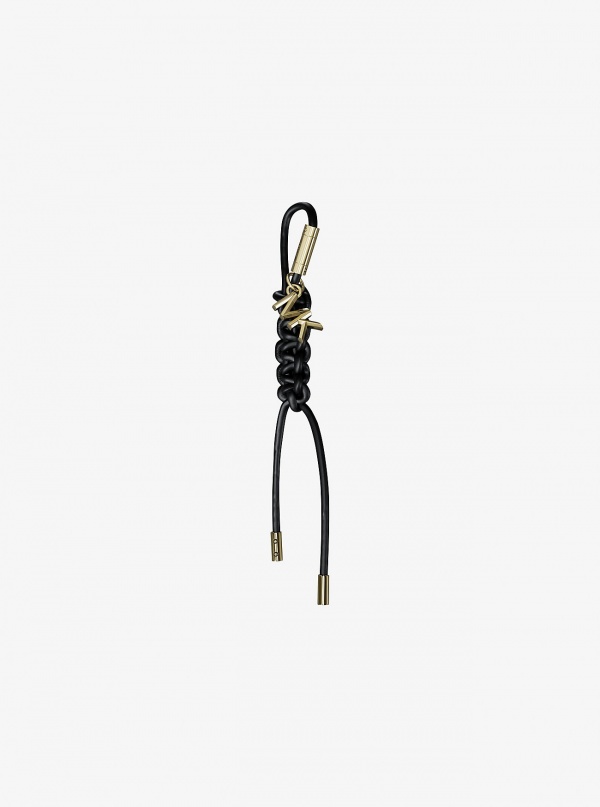 Michael Kors Gold-Tone and Braided Cord Bag Charm