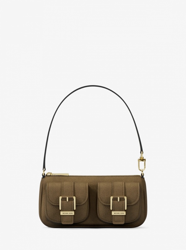Michael Kors Zoe Small Suede Convertible Pochette