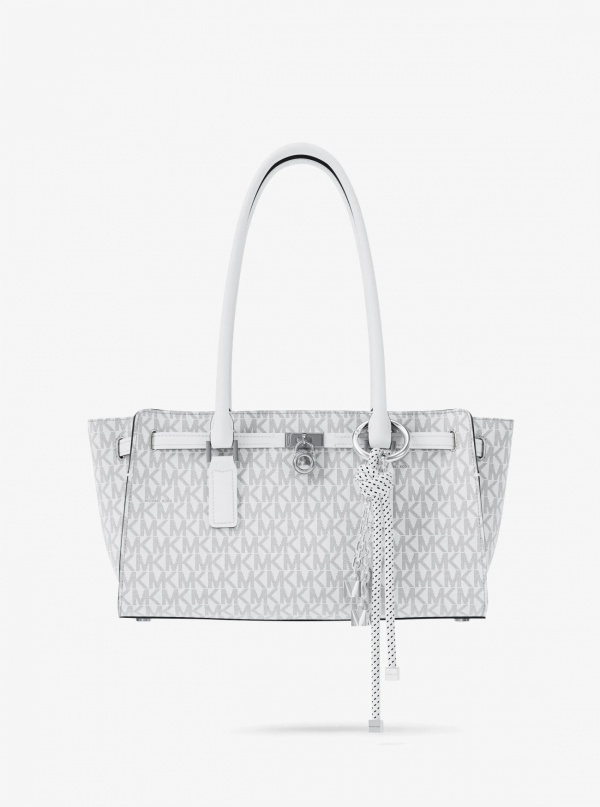 Michael Kors Silver-Tone and Speckled Cord Bag Charm