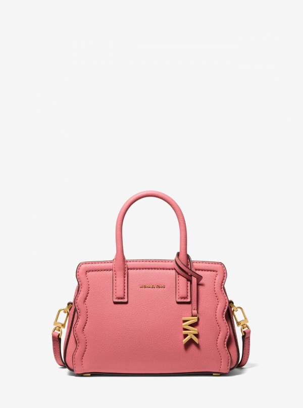 Michael Kors Laila Extra-Small Pebbled Leather Convertible Crossbody Bag