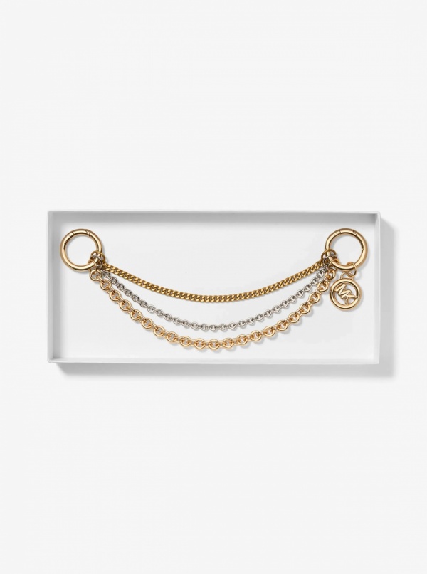 Michael Kors Mixed-Metal Chain Bag Charm