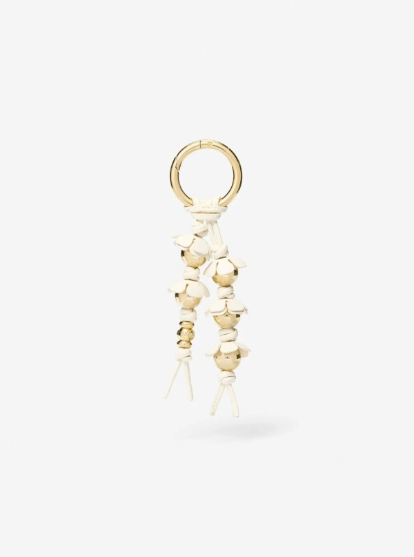 Michael Kors Embellished Floral Bag Charm