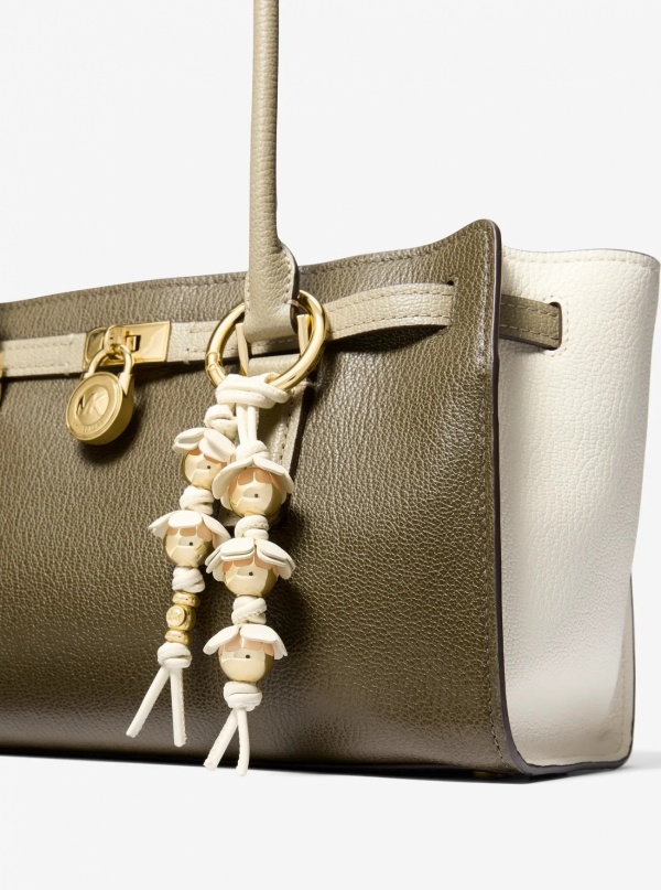 Michael Kors Embellished Floral Bag Charm