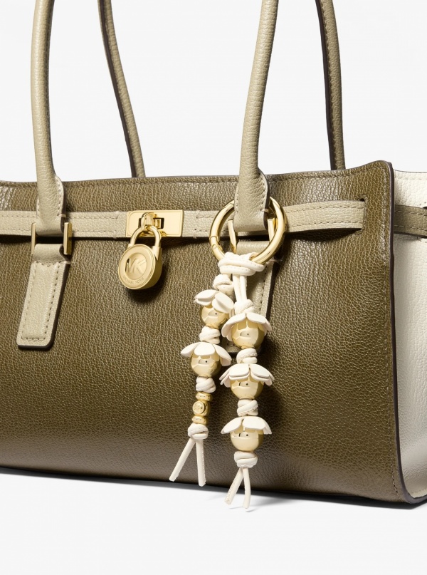 Michael Kors Embellished Floral Bag Charm
