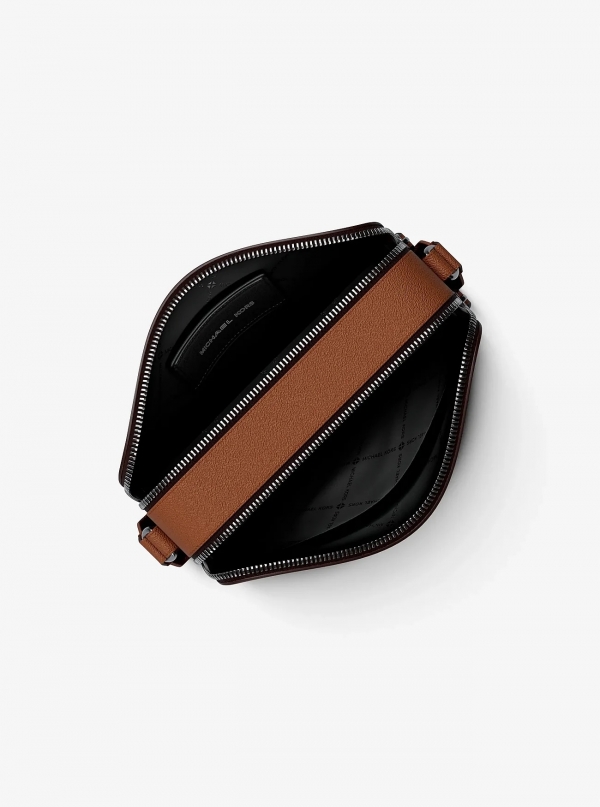 Michael Kors Mens Hudson Signature Logo Camera Crossbody Bag