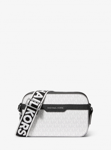 Michael Kors Mens Hudson Signature Logo Camera Crossbody Bag
