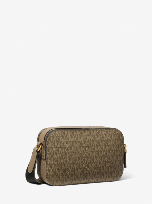 Michael Kors Mens Hudson Signature Logo Camera Crossbody Bag