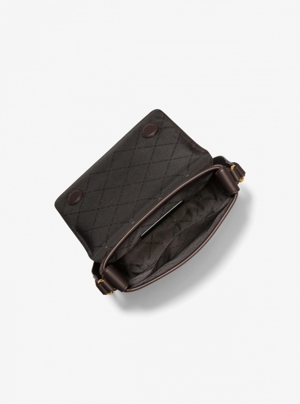 Michael Kors Mens Hudson Mini Suede Messenger Bag