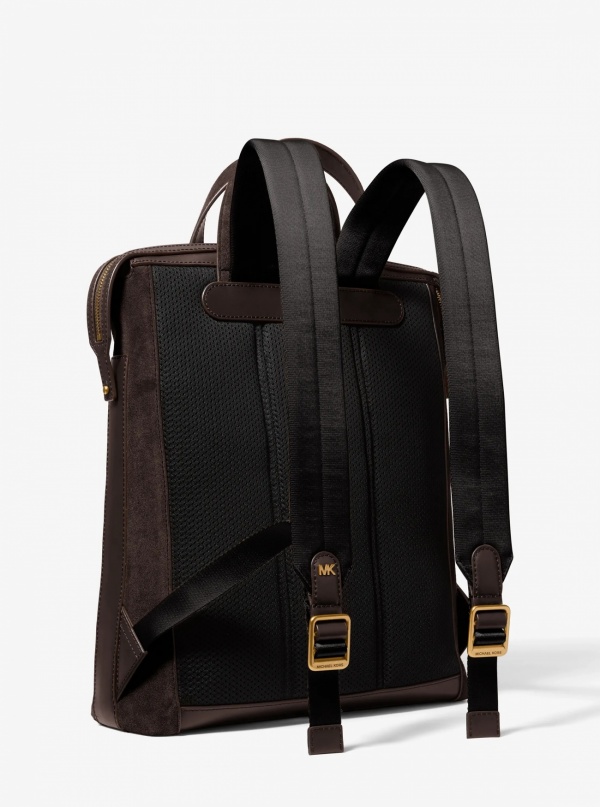 Michael Kors Mens Nicholas Suede Convertible Backpack