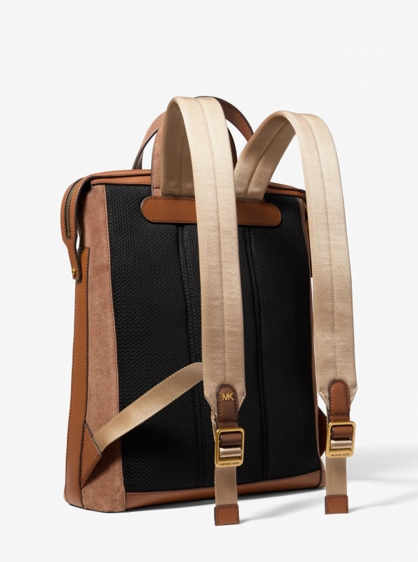 Michael Kors Mens Nicholas Suede Convertible Backpack