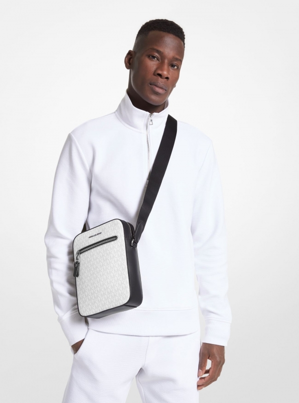 Michael Kors Mens Henry Logo Flight Bag