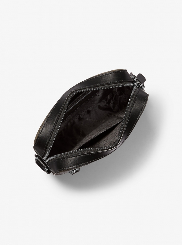 Michael Kors Mens Varick Logo Flight Bag