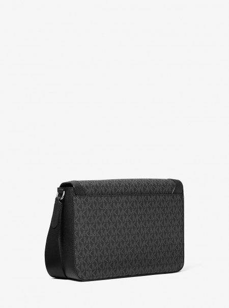 Michael Kors Mens Hudson Signature Logo Crossbody Bag
