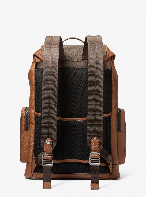 Michael Kors Mens Jet Set Signature Logo Backpack