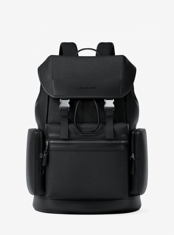 Michael Kors Mens Jet Set Pebbled Leather Backpack