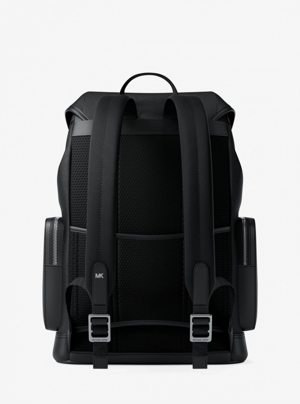 Michael Kors Mens Jet Set Pebbled Leather Backpack