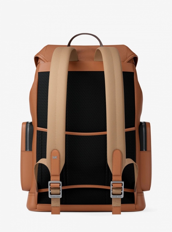 Michael Kors Mens Jet Set Pebbled Leather Backpack