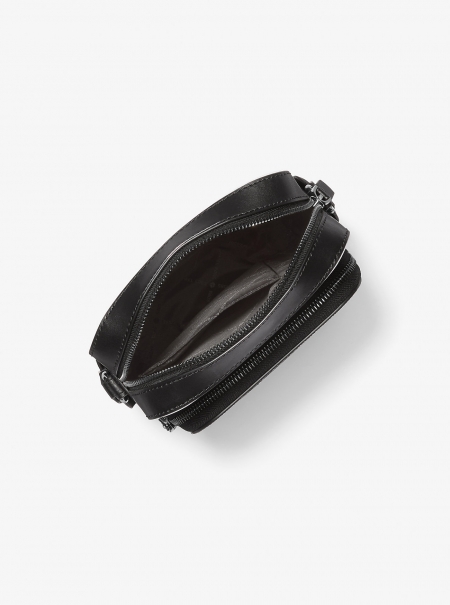 Michael Kors Mens Hudson Mini Signature Logo Flight Bag