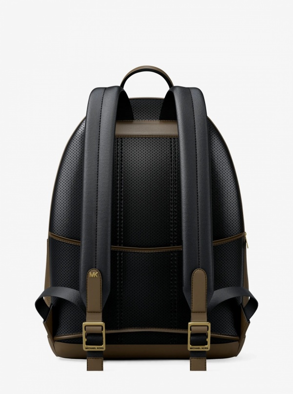 Michael Kors Mens Jet Set Pebbled Leather Backpack