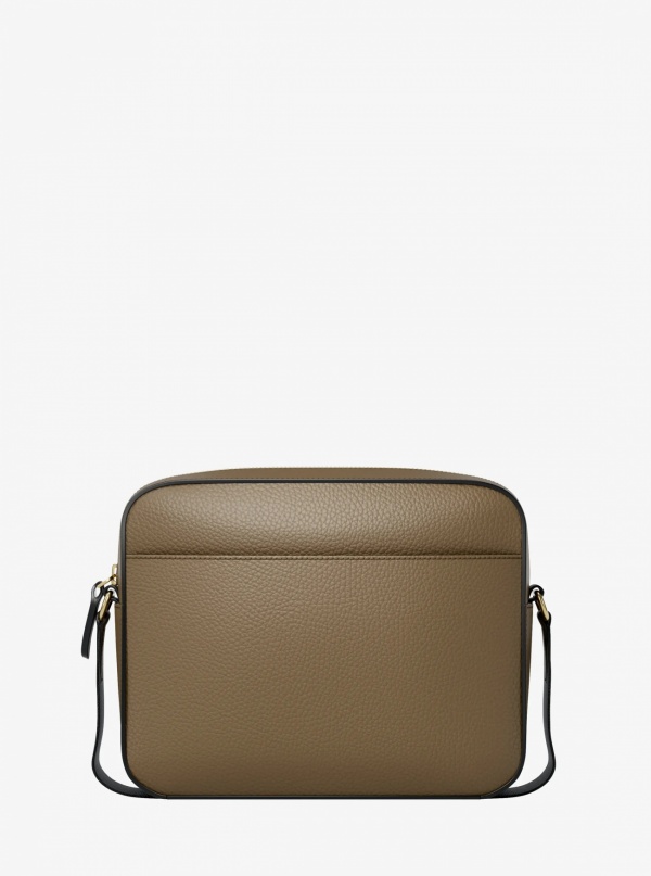 Michael Kors Mens Jet Set Pebbled Leather Crossbody Bag