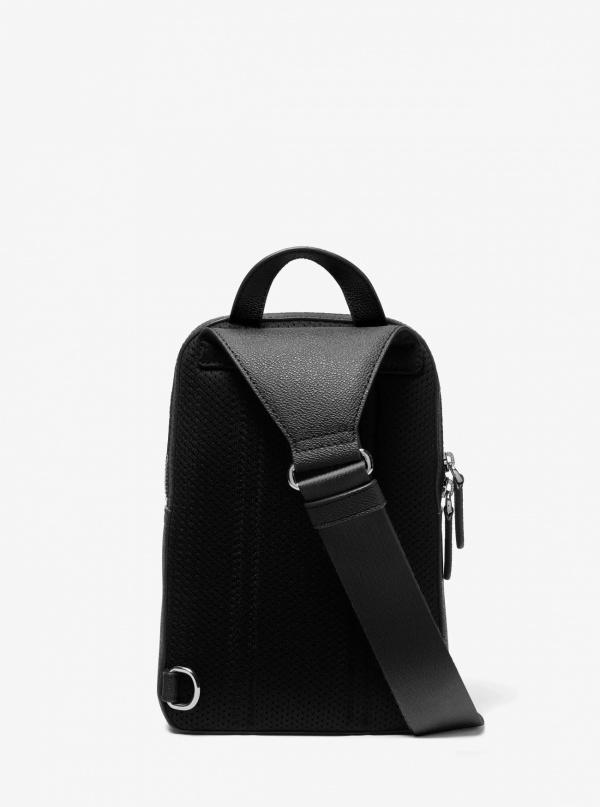 Michael Kors Mens Hudson Signature Logo Sling Pack