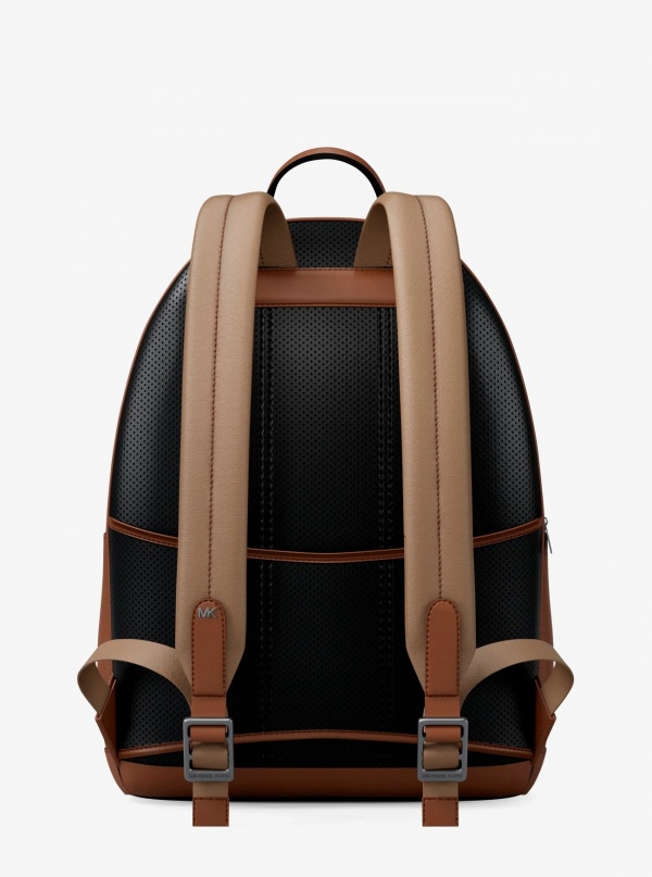 Michael Kors Mens Jet Set Pebbled Leather Backpack