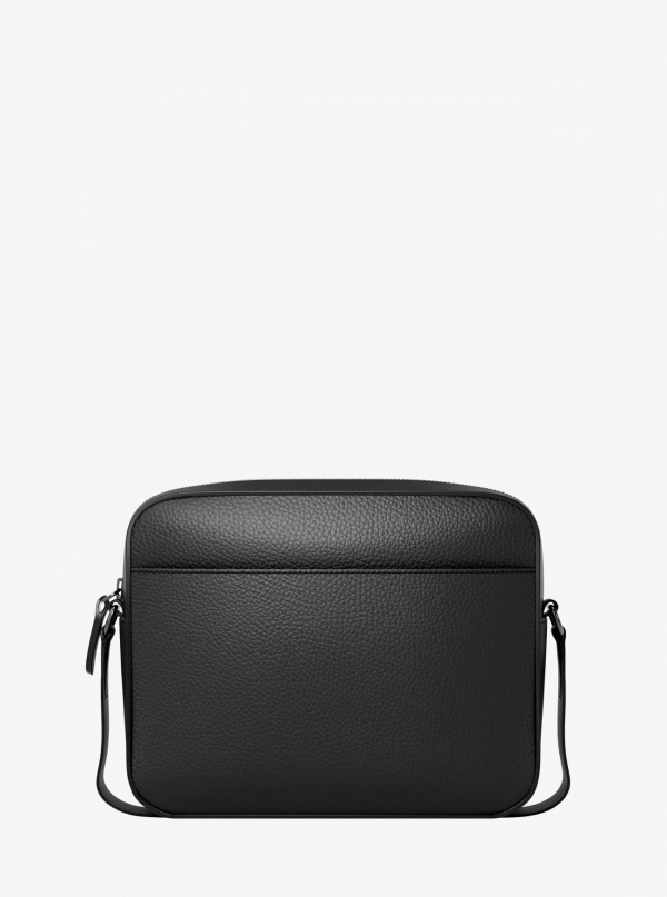 Michael Kors Mens Jet Set Pebbled Leather Crossbody Bag