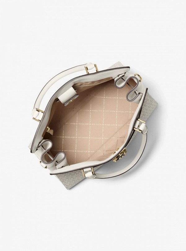 Michael Kors Hamilton Medium Logo Satchel