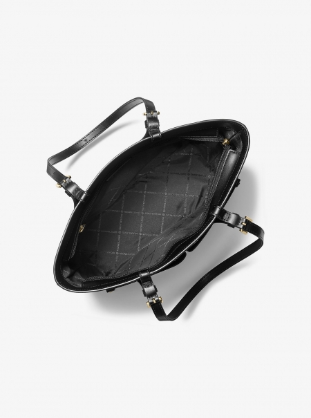 Michael Kors Jet Set Medium Logo Pocket Tote Bag