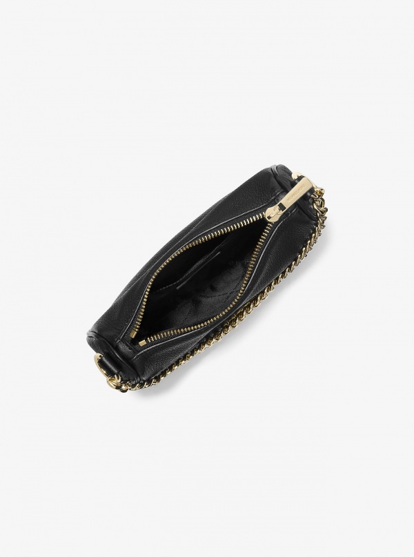 Carmela Small Pebbled Leather Convertible Crossbody Bag
