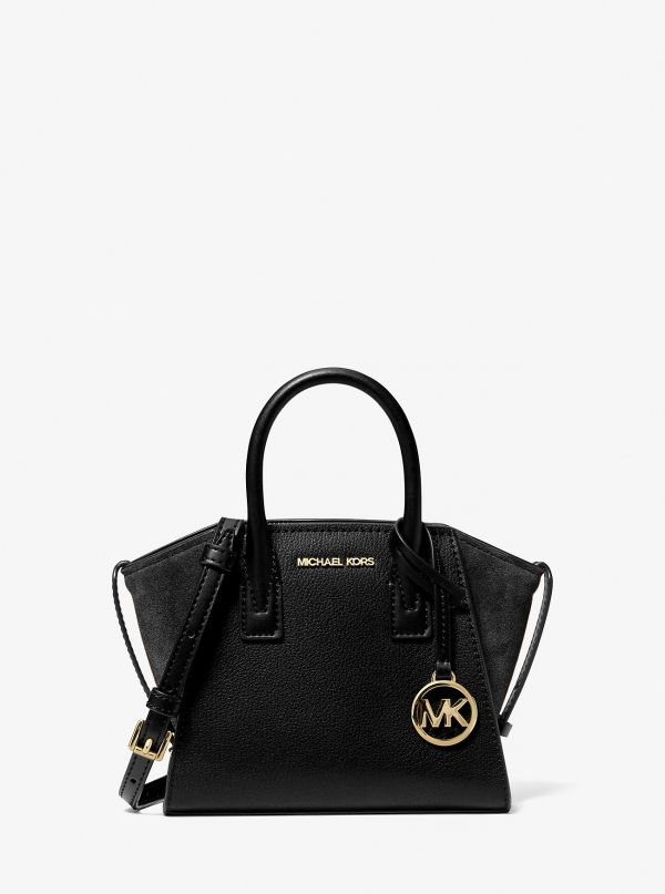 MICHAEL Michael Kors Avril Extra-Small Leather and Suede Satchel