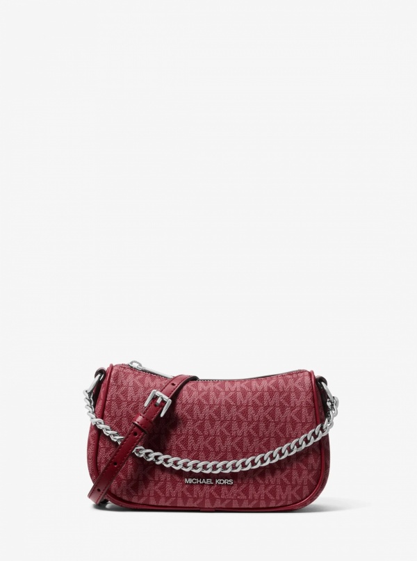 Carmela Small Signature Logo Crossbody Bag