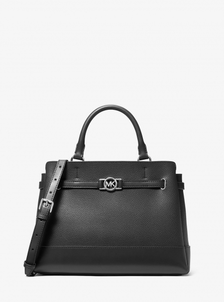 MICHAEL Michael Kors Reed Large Pebbled Leather Satchel