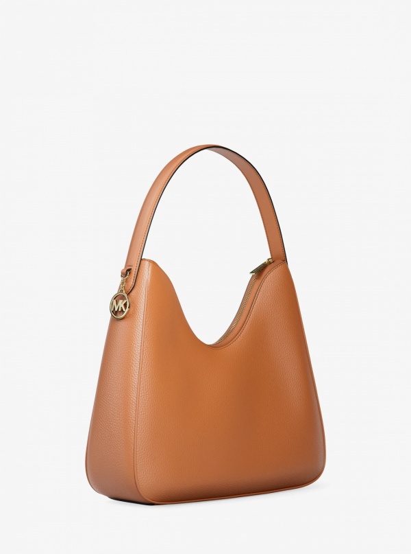 Nayla Medium Pebbled Leather Shoulder Bag