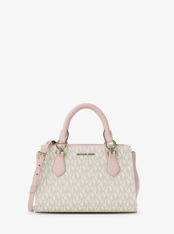 Marilyn Small Signature Logo Messenger Bag