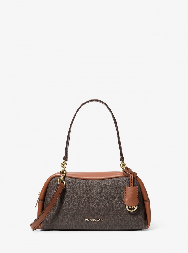 Cecily Small Signature Logo Shoulder Bag