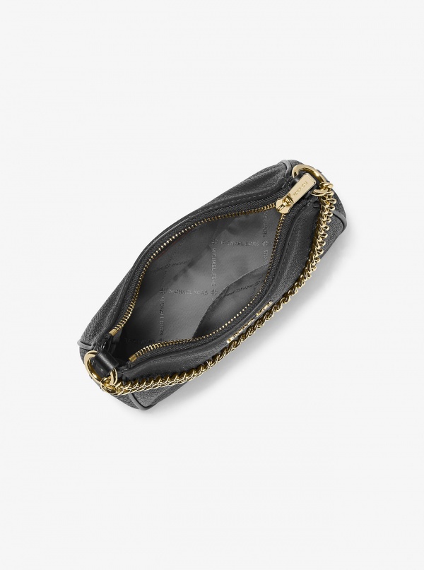 Jet Set Travel Small Pebbled Leather Convertible Crossbody Bag