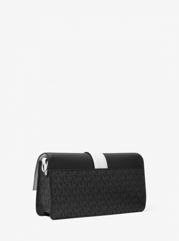 Greenwich Medium Signature Logo Convertible Shoulder Bag