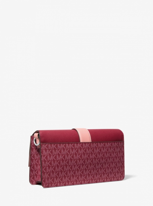 Greenwich Medium Signature Logo Convertible Shoulder Bag